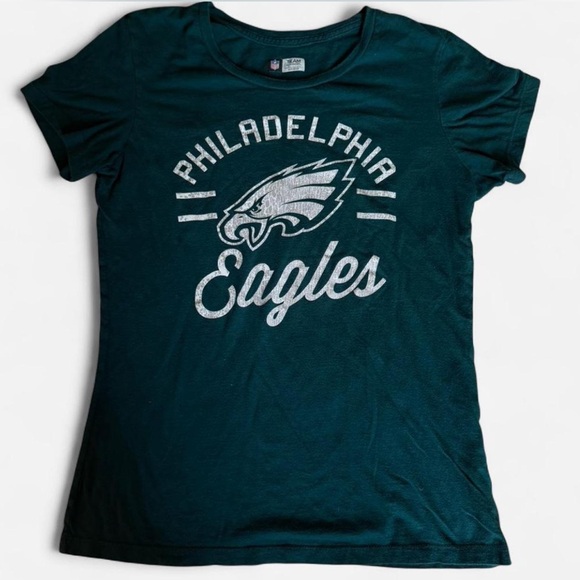 NFL Tops - Philadelphia Eagles NFL Green T-Shirt